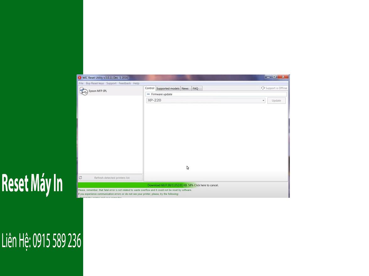 Key Firmware May In Epson XP-220 Step 9